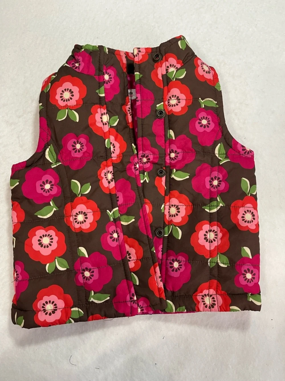 Girl’s OshKosh Puffy Vest‎ Snap Front Sz 3T